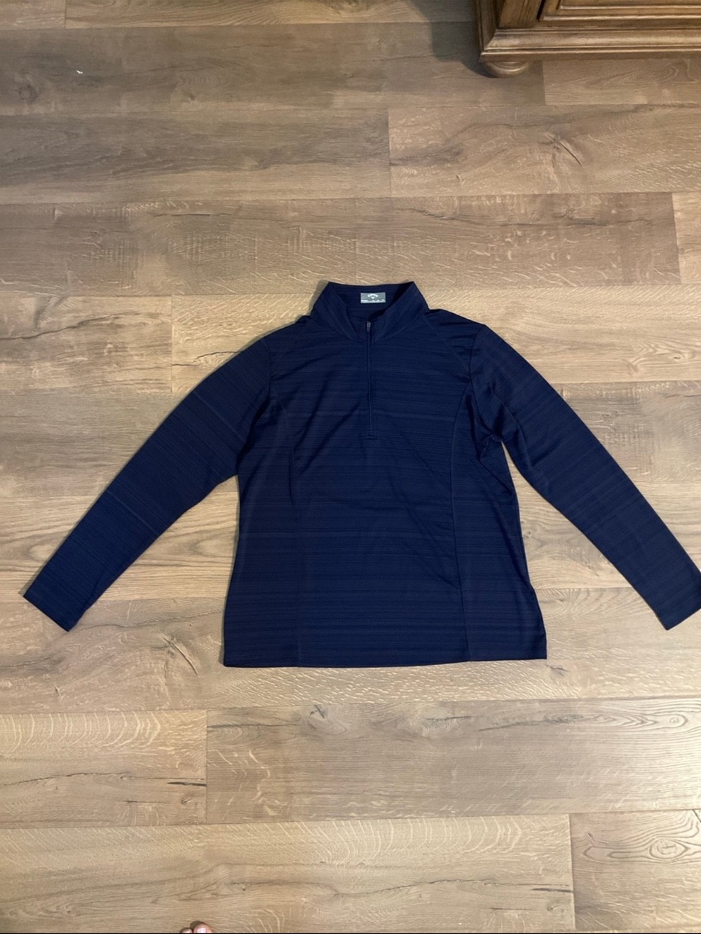 Callaway Opti-Dri navy 3/4 zip long sleeve pullover, XL